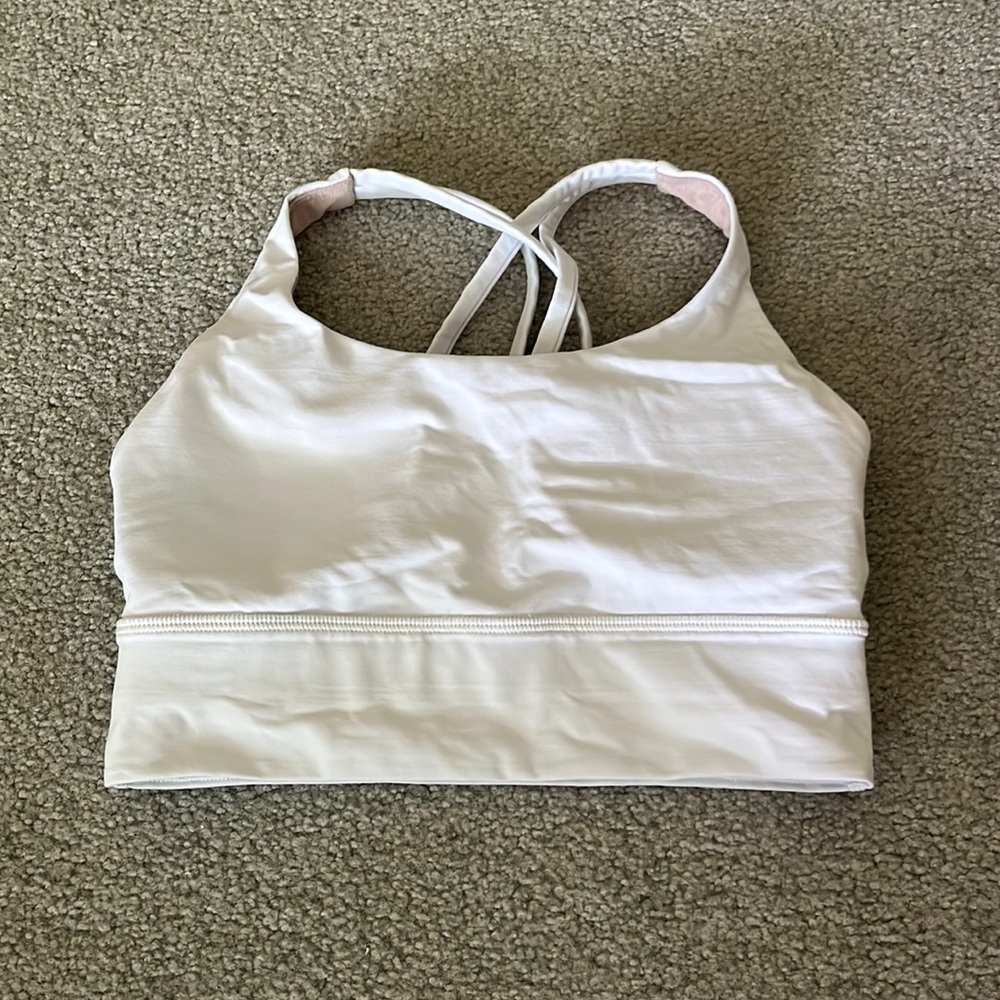 lululemon white sports bra